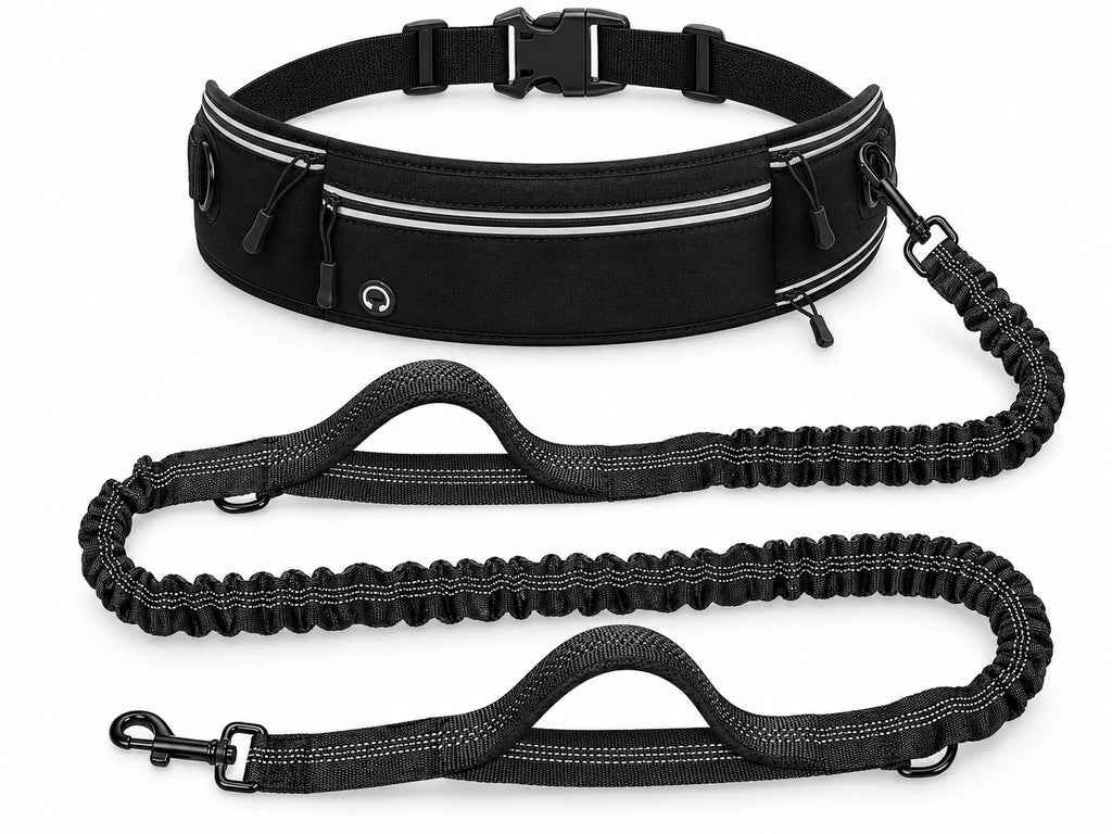 Hands-Free Dog Walking Belt & Bungee Leash