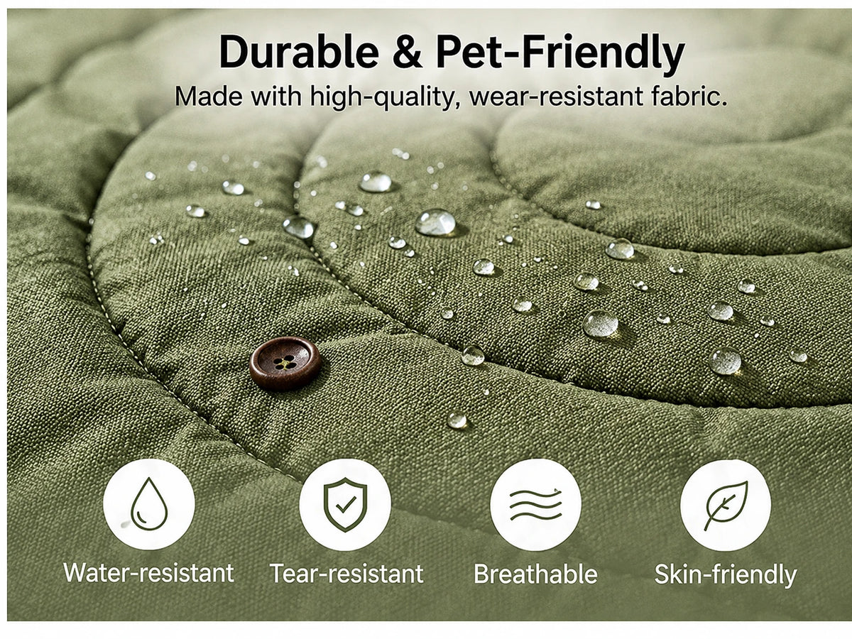 Reversible Foldable Dog Travel Mat