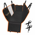 Water-Resistant Dog Car Seat Cover with Mesh Window & Side Flaps