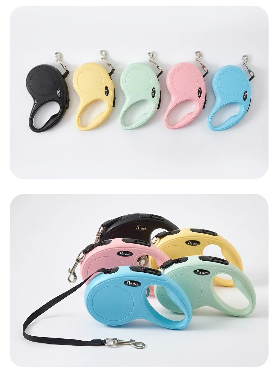 Retractable Dog Leash – 3M/5M Adjustable Outdoor Lead